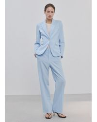 Mango - Fitted Suit Blazer - Lyst