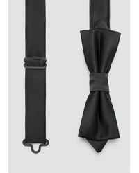 Mango - Classic Diamond Bow Tie - Lyst