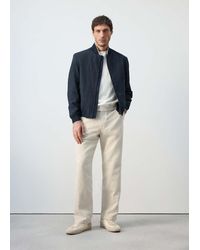 Mango - Lightweight Water-Repellent Bomber Jacket - Lyst
