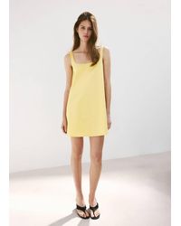 Mango - Flared Cotton Dress - Lyst