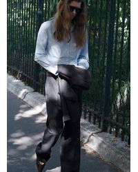 Mango - Straight-Fit Suit Trousers - Lyst