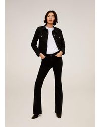 mango black denim jacket