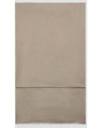 Mango - Frayed Edge Scarf - Lyst
