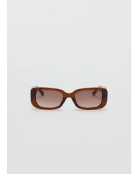 Mango - Rectangular-Frame Sunglasses - Lyst