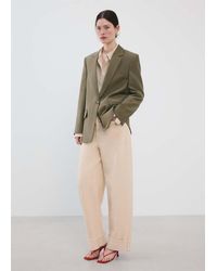 Mango - Straight Suit Jacket With Lapel Pockets - Lyst