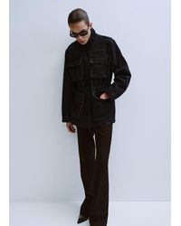 Mango - Oversize Jeans-Parka Mit Taschen - Lyst