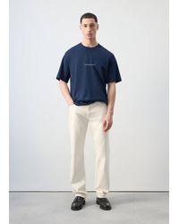 Mango - 100% Cotton Printed T-Shirt - Lyst