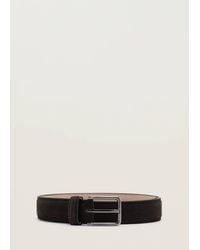 Mango - Gürtel Aus 100 Rindspaarleder - Lyst