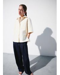 Mango - Pinstripe Suit Trousers - Lyst