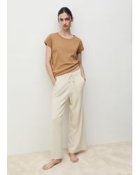 Mango - Kurzärmliges T-Shirt Aus 100 Baumwolle - Lyst