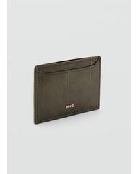 Mango - Texture Card Holder - Lyst
