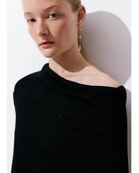 Mango - Long Crystal Earrings - Lyst