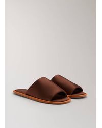 Mango - Satin Trainers With Contrast Piping - Lyst