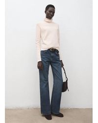 Mango - Turtleneck Knitted Sweater - Lyst