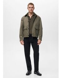 Mango - Water-Repellent Jacket With Pockets - Lyst