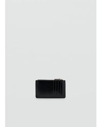 Mango - Small Quilted Wallet - Lyst
