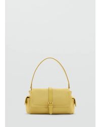 Mango - Shoulder Bag With Pockets And Buckle - Lyst
