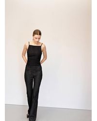 Mango - Mid-Rise Flared Jeans - Lyst
