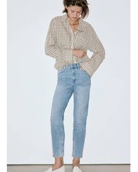 Mango - Newmom Comfort High-Rise Jeans - Lyst