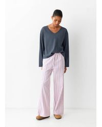 MANGO TEEN - Striped Cotton Pyjamas - Lyst