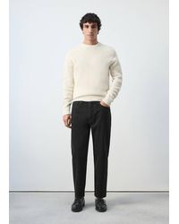 Mango - Medium-Knit Microstructure Sweater - Lyst