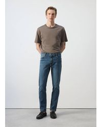 Mango - Slim Fit Ultra Soft Touch Patrick Jeans - Lyst