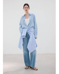 Mango - Straight Checkered Shirt - Lyst