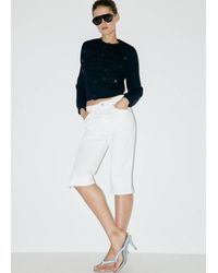 Mango - Toggle Detail Knitted Jacket - Lyst