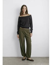 MANGO TEEN - Off-The-Shoulder Knitted Sweater - Lyst