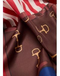 Mango - Abstract-Print Scarf - Lyst