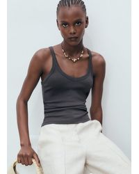 Mango - Combined Beads Necklace - Lyst