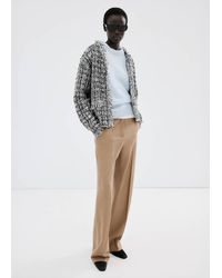 Mango - Oversized Tweed Jacket - Lyst