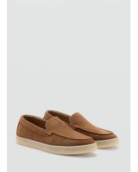 Mango - Split Leather Shoes - Lyst