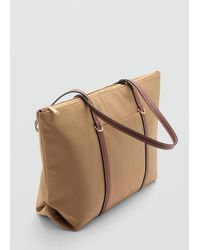 Mango - Shopper-Bag Mit Doppelhenkel - Lyst