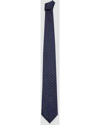 Mango - Flower Patterned Silk Tie - Lyst