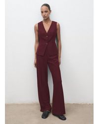 Mango - Long Suit-Style Jumpsuit - Lyst