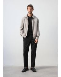 Mango - Shirt-Collar Wool-Blend Jacket - Lyst