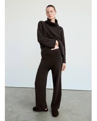 Mango - Jersey Pyjama Top With Roll Neck - Lyst