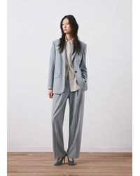 Mango - Straight Suit Trousers - Lyst