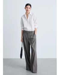 Mango - Regular Cotton Lyocell-Blend Shirt - Lyst