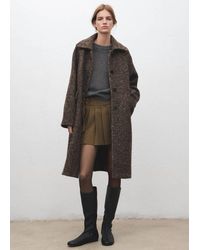 Mango - Short Pleated Skirt With Buckles - Lyst