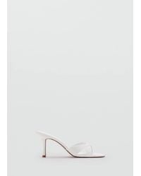 Mango - Heel Non-Structured Sandals - Lyst
