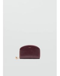 Mango - Medium Wallet With Mini-Bead Embellishment - Lyst