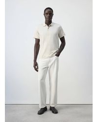 Mango - Regular-Fit Cotton Polo Shirt - Lyst