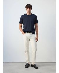 Mango - 100% Extra Soft Cotton Regular Fit T-Shirt - Lyst