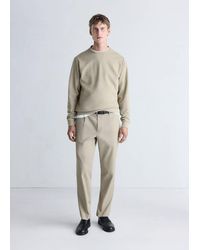 Mango - Regular Fit Thermolite Trousers - Lyst