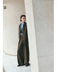 Mango - Bomber Jacket With Shirt Collar - Lyst