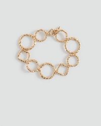 MANGO TEEN - Geometric Embossed Bracelet - Lyst
