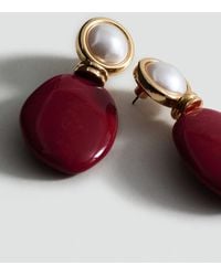 Mango - Mixed Resin Earrings - Lyst
