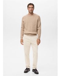 Mango - Corduroy Slim-Fit Trousers - Lyst